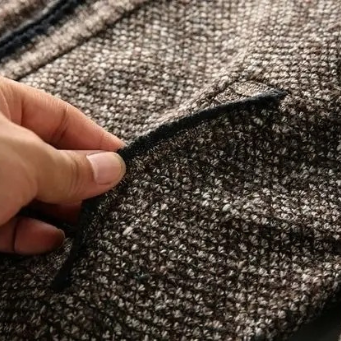 Okada | フリース裏地ニットジャケット