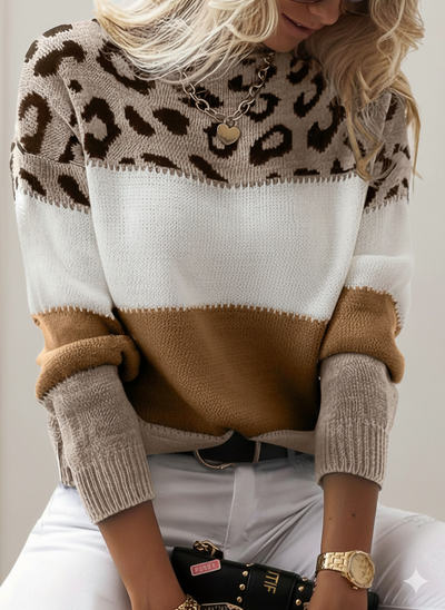 Okada™ | レオパード柄エレガントニット