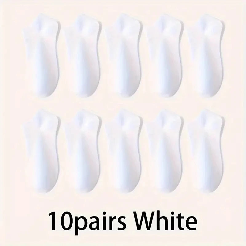 Okada | 男女兼用 快適フィット アンクルソックス（10足セット）