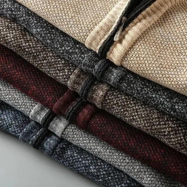 Okada | フリース裏地ニットジャケット