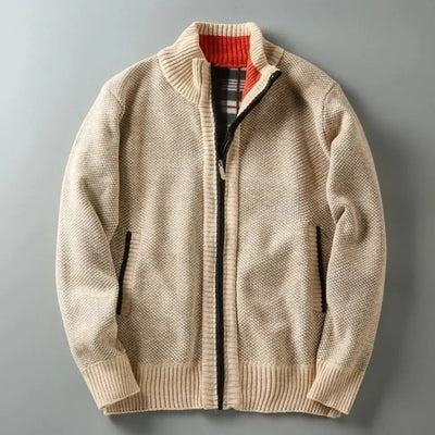 Okada | フリース裏地ニットジャケット